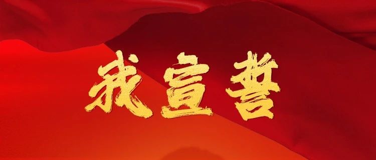 我宣誓！