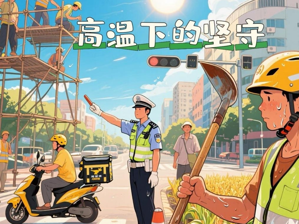 漫评：以担当抵酷暑，用清凉护坚守