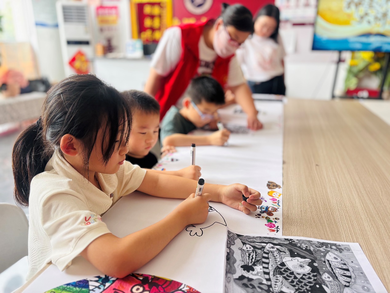 东坎街道开展“妙笔绘童心 笔尖绽芳华”主题绘画活动