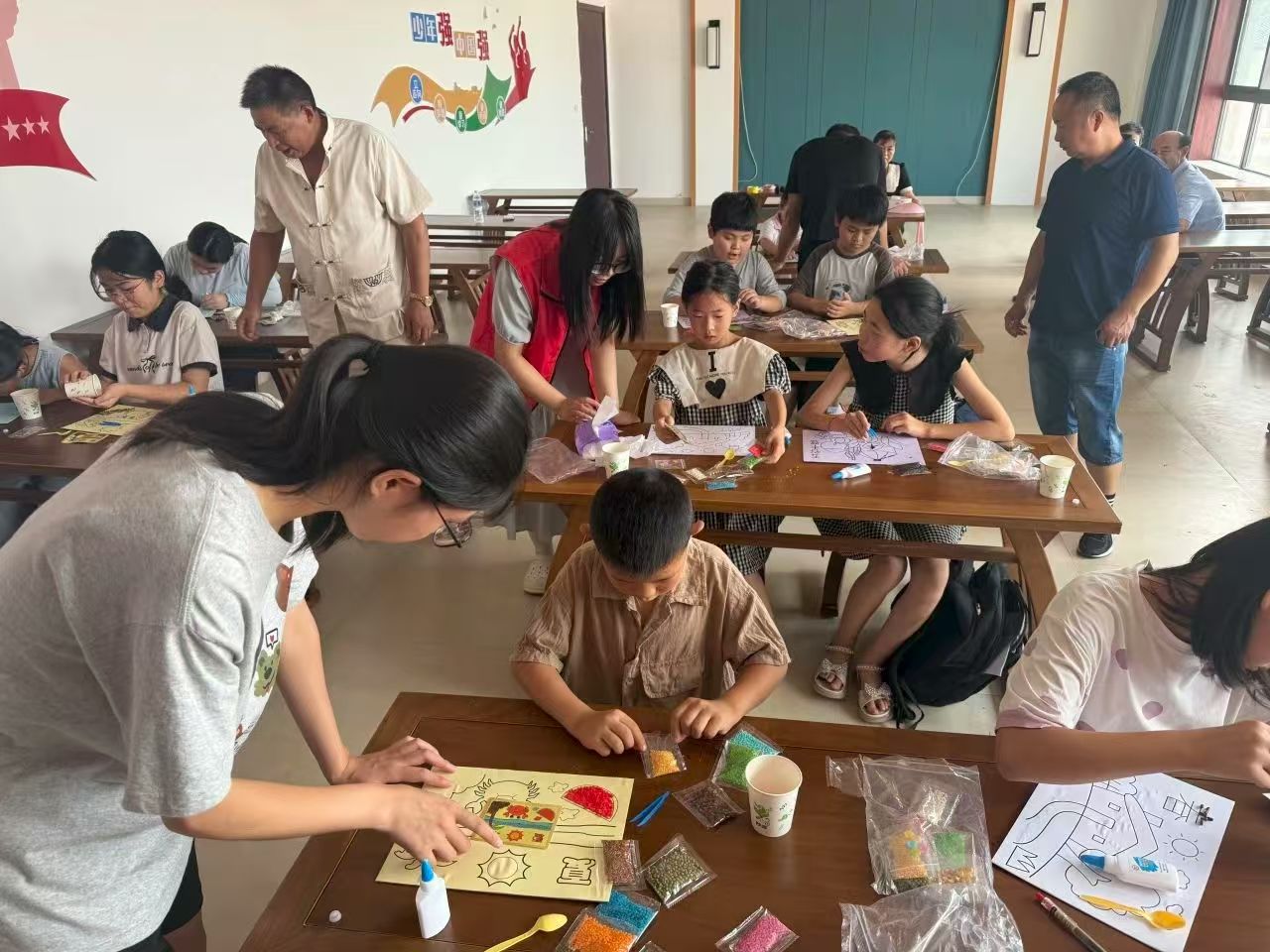 响水县运河镇积极开展暑假主题实践活动