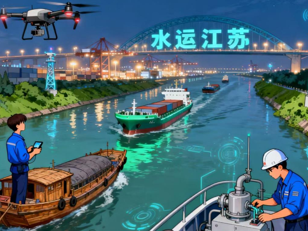 青春华章｜漫评：青春为帆，助水运江苏“智”“绿”启航