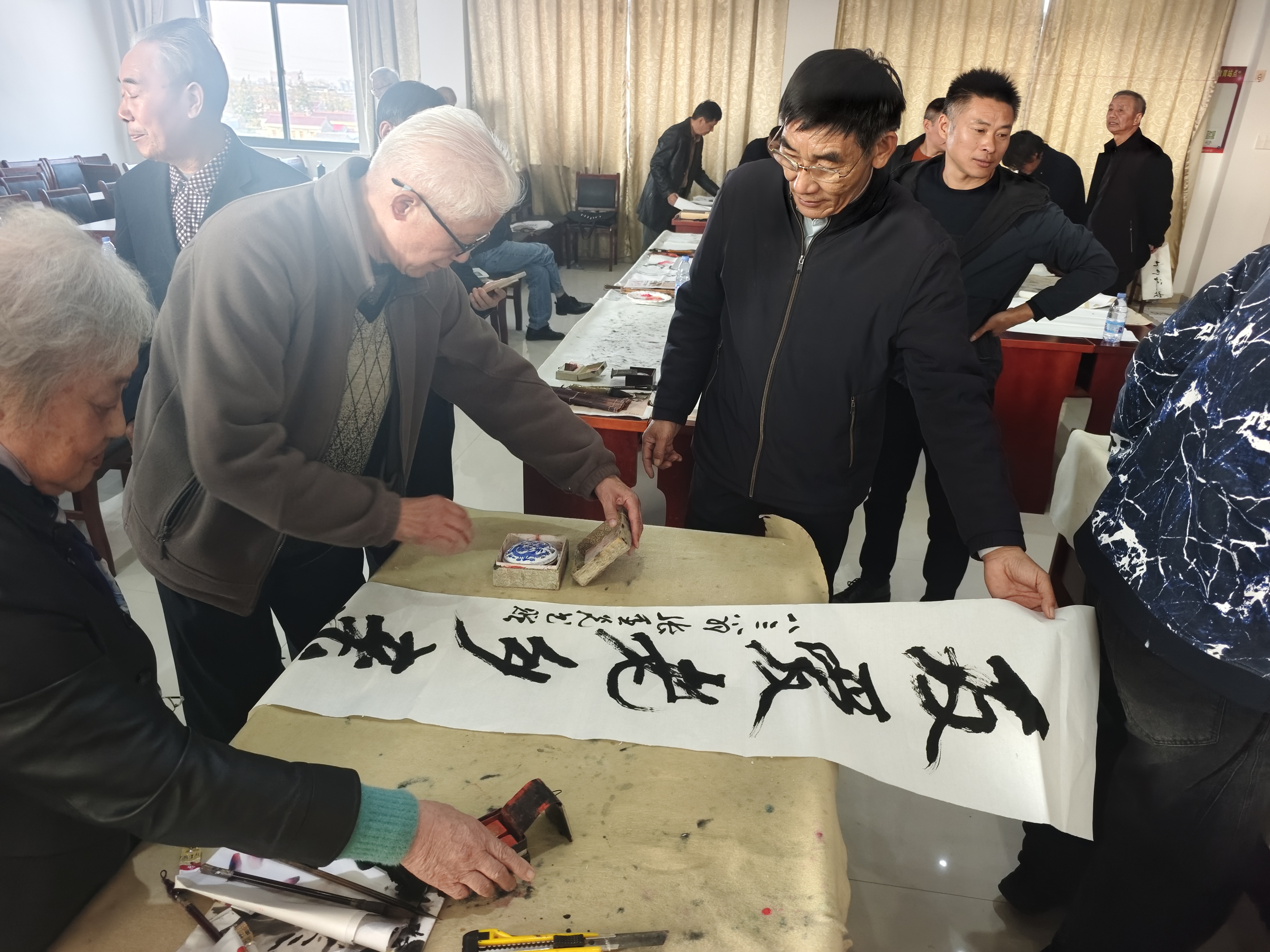 大中街道阜北村：墨香传情弘扬传统文化