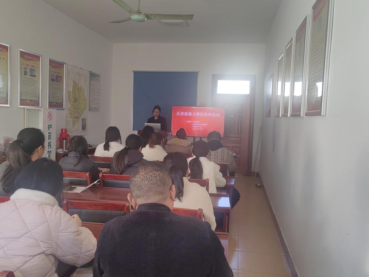 芦沟镇举办反家庭暴力普法宣传活动