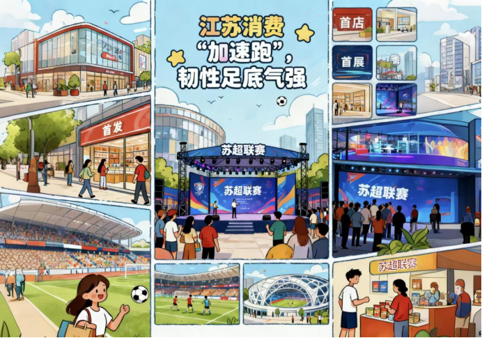 漫评：江苏消费“加速跑”，韧性足底气强