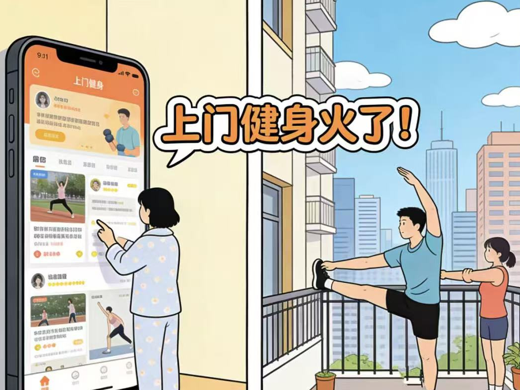漫评：上门健身火了！“体育外卖”如何从“一时兴”走进“日常兴”？