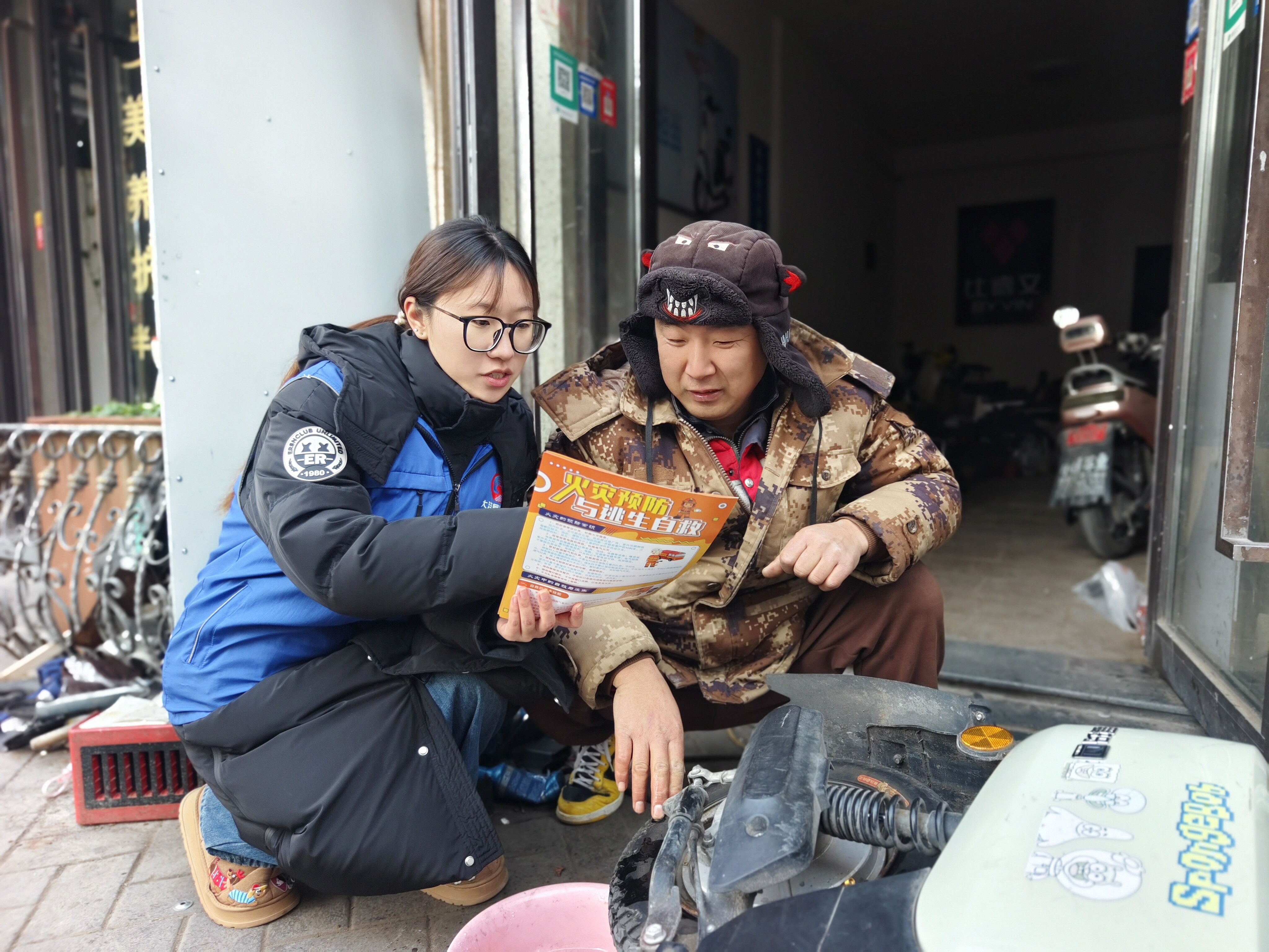 大洋街道大洋村：冬防宣传进万家 网格守护暖人心