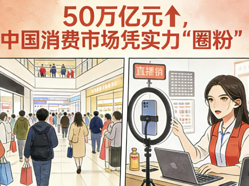 漫评：50万亿元↑，中国消费市场凭实力“圈粉”