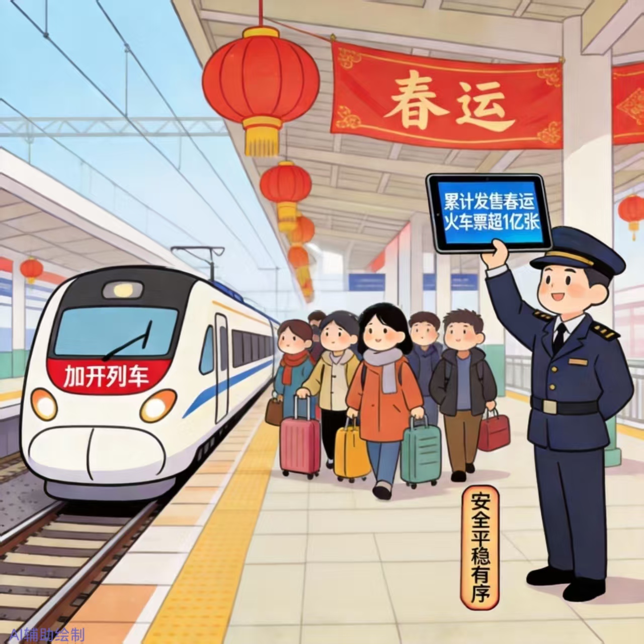 漫评：亿张车票背后，民生温度启程