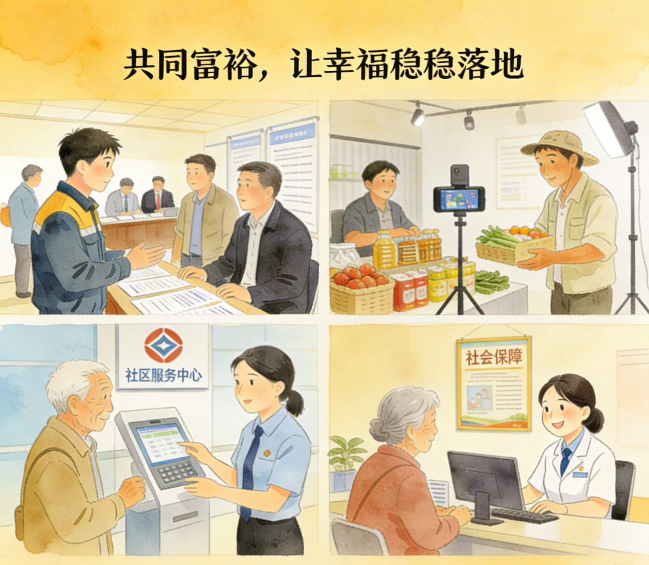漫评：共同富裕，让幸福稳稳落地