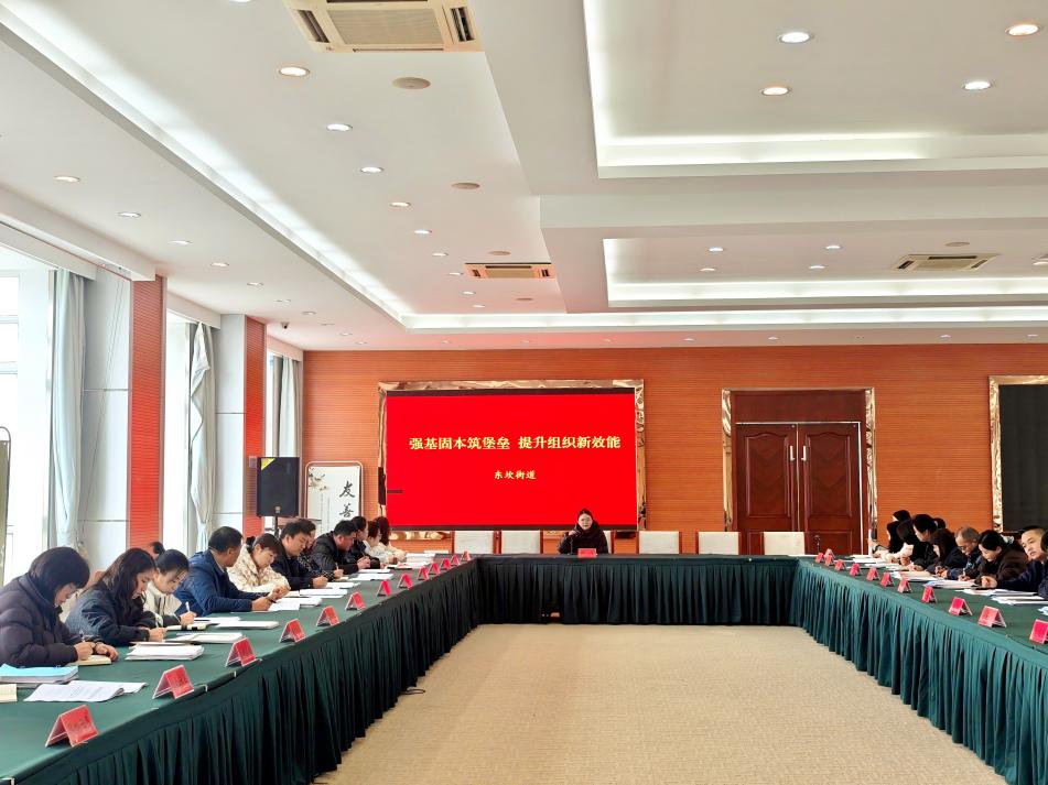 东坎街道：强基固本筑堡垒  提升组织新效能