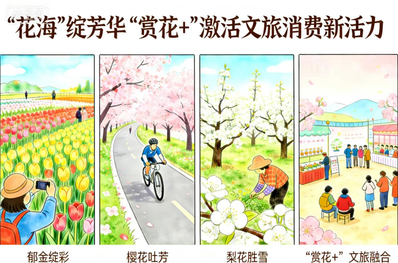 漫评：“花海”绽芳华 “赏花+”激活文旅消费新活力