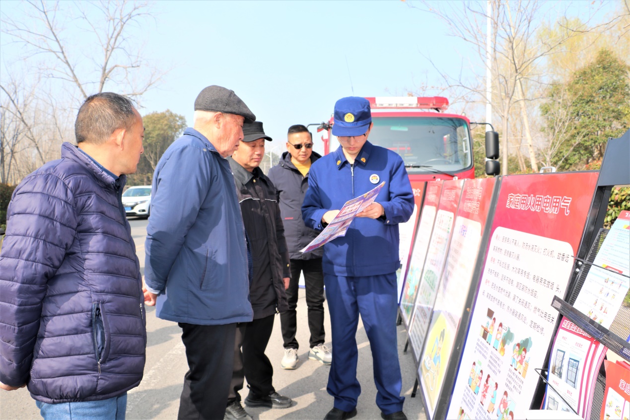 高作镇：消防宣传“接地气” 安全知识“入民心”