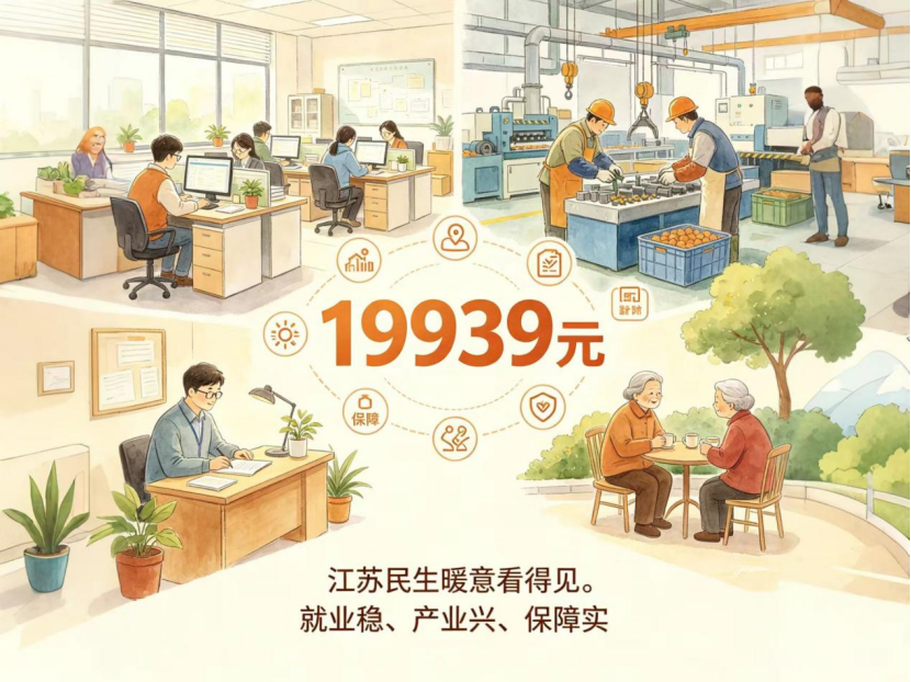 AI漫评：19939元！江苏民生暖意看得见