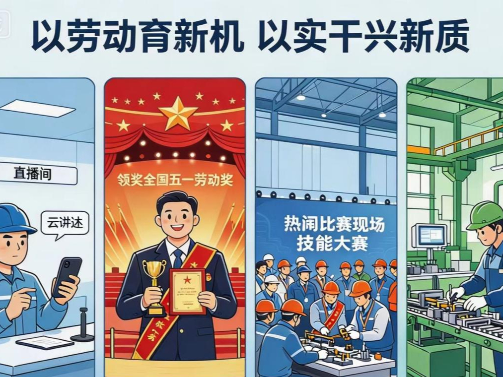 【理响中国】漫评：以劳动育新机 以实干兴新质