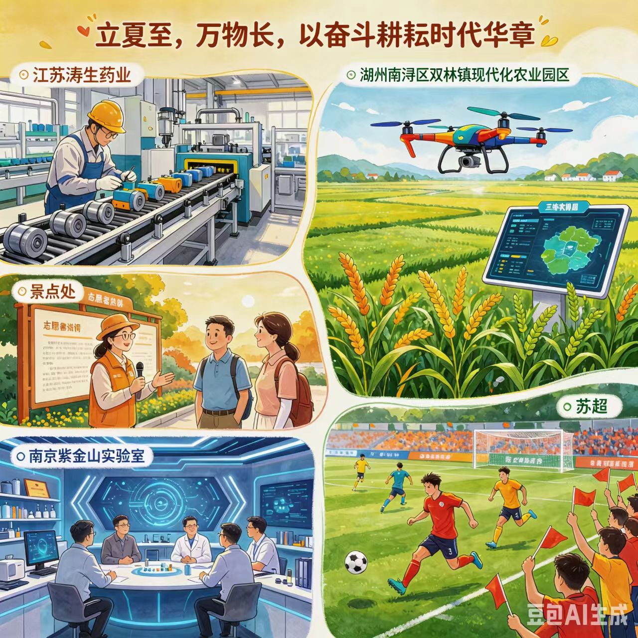漫评：立夏至，万物长，以奋斗耕耘时代华章