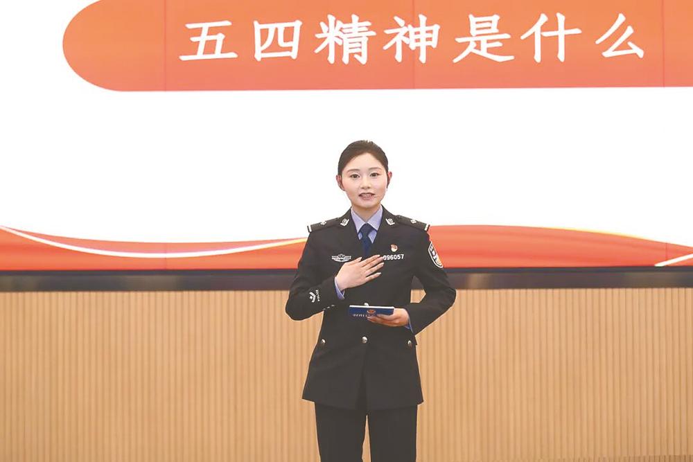 唱响青春使命之歌  射阳公安举行演讲比赛