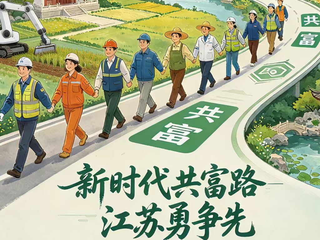 漫评：新时代共富路 江苏勇争先