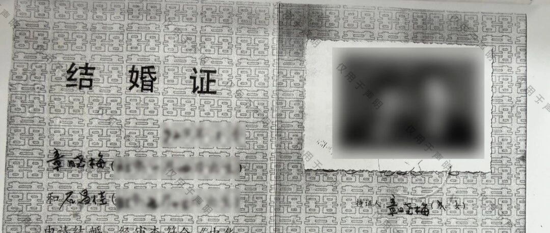 洁丽雅公布DNA分析结果、结婚证等：章晓梅、章晓燕为无关个体