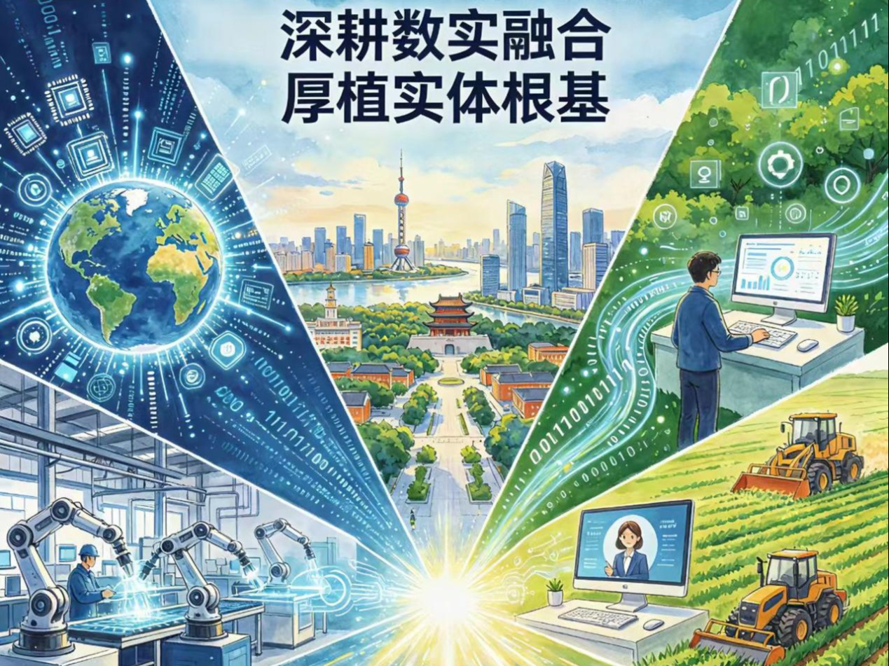 漫评：深耕数实融合 厚植实体根基