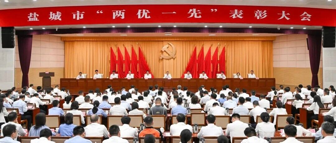 全市“两优一先”表彰大会召开