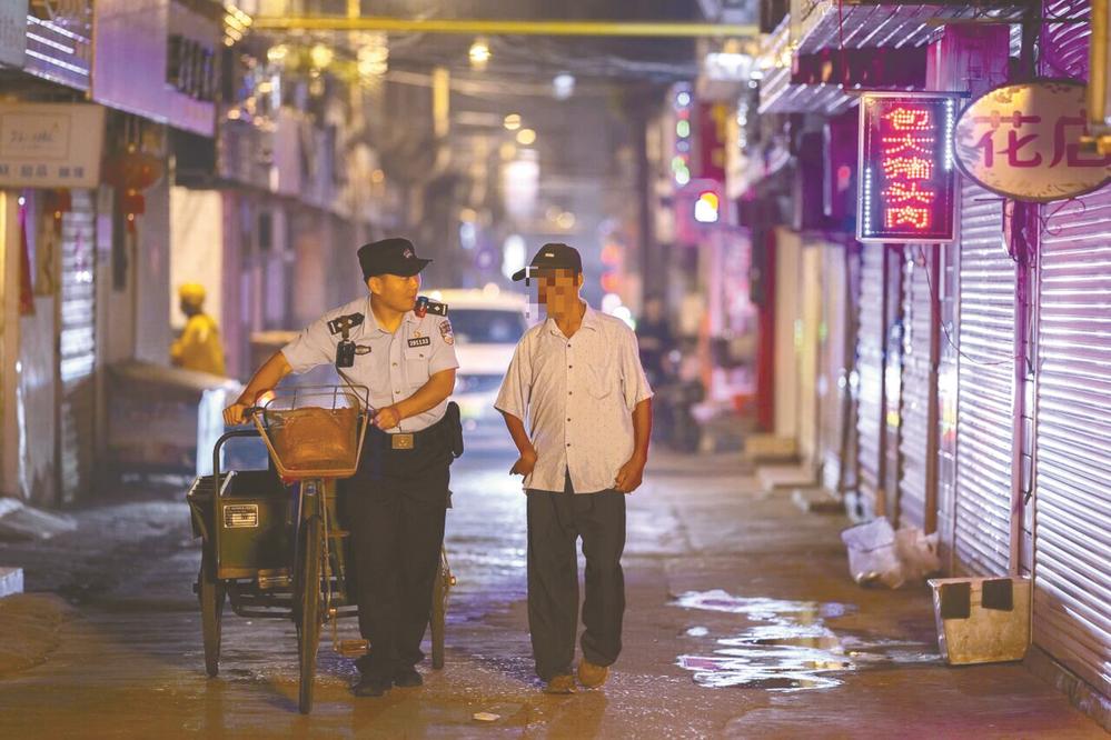 亭湖公安  守护城市夏夜平安