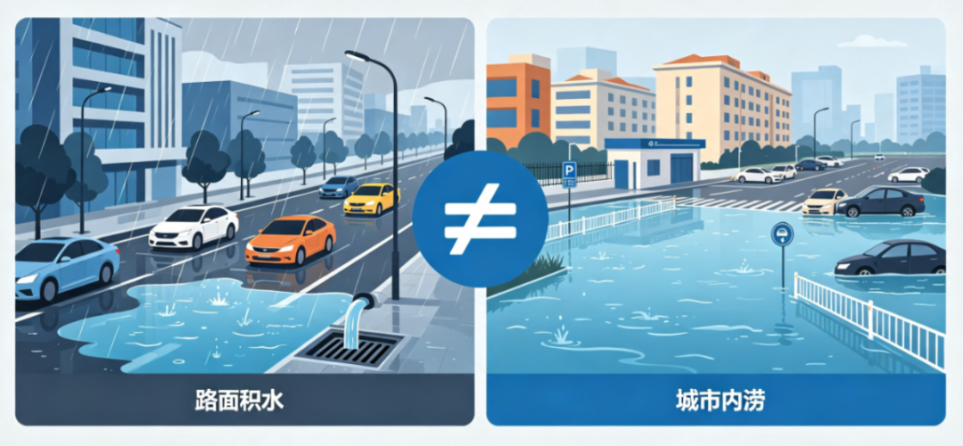 路面积水≠城市内涝！一分钟看懂城市防汛守护