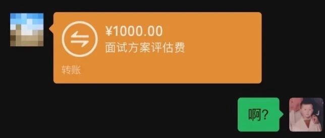 男子面试被拒后收到1000元辛苦费，对方称是“车马费与面试茶水费”，当事人：没有白拿方案，感受到尊重