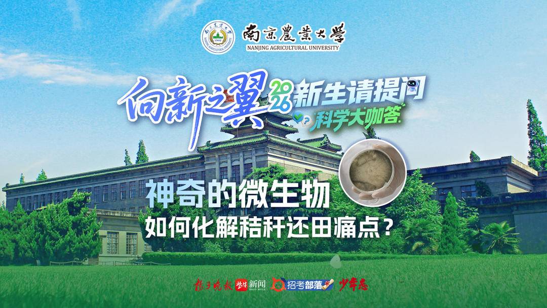 向新之翼·新生请提问|神奇的微生物如何化解秸秆还田痛点？