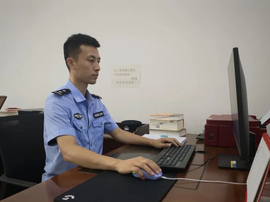 大丰分局城南派出所青年民警胥家盛 以青春淬火 用实干守心