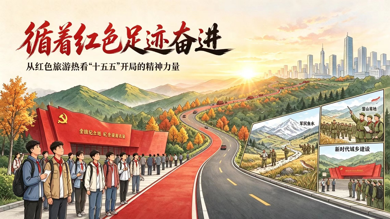漫评：红色旅游“热”起来，信仰力量“燃”起来