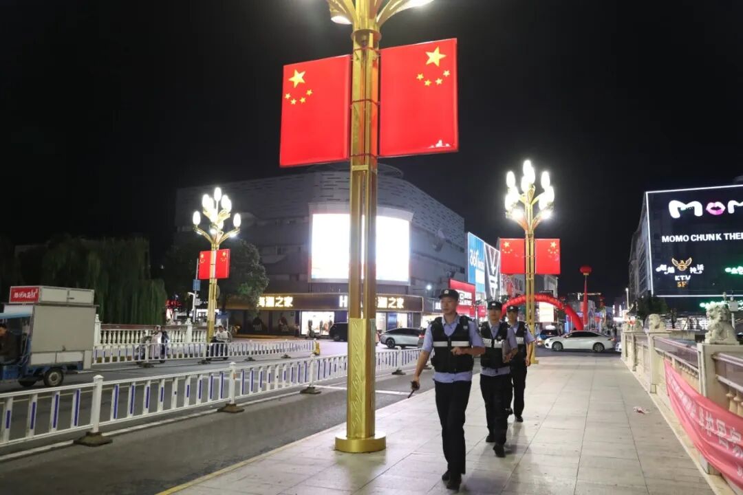 以“警察蓝”守护“中国红”  射阳公安圆满完成国庆安保任务