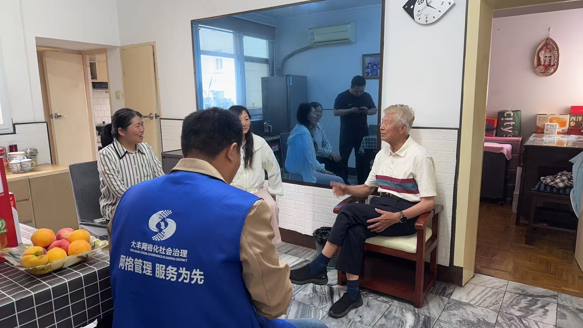 大中街道慰问退役军人
