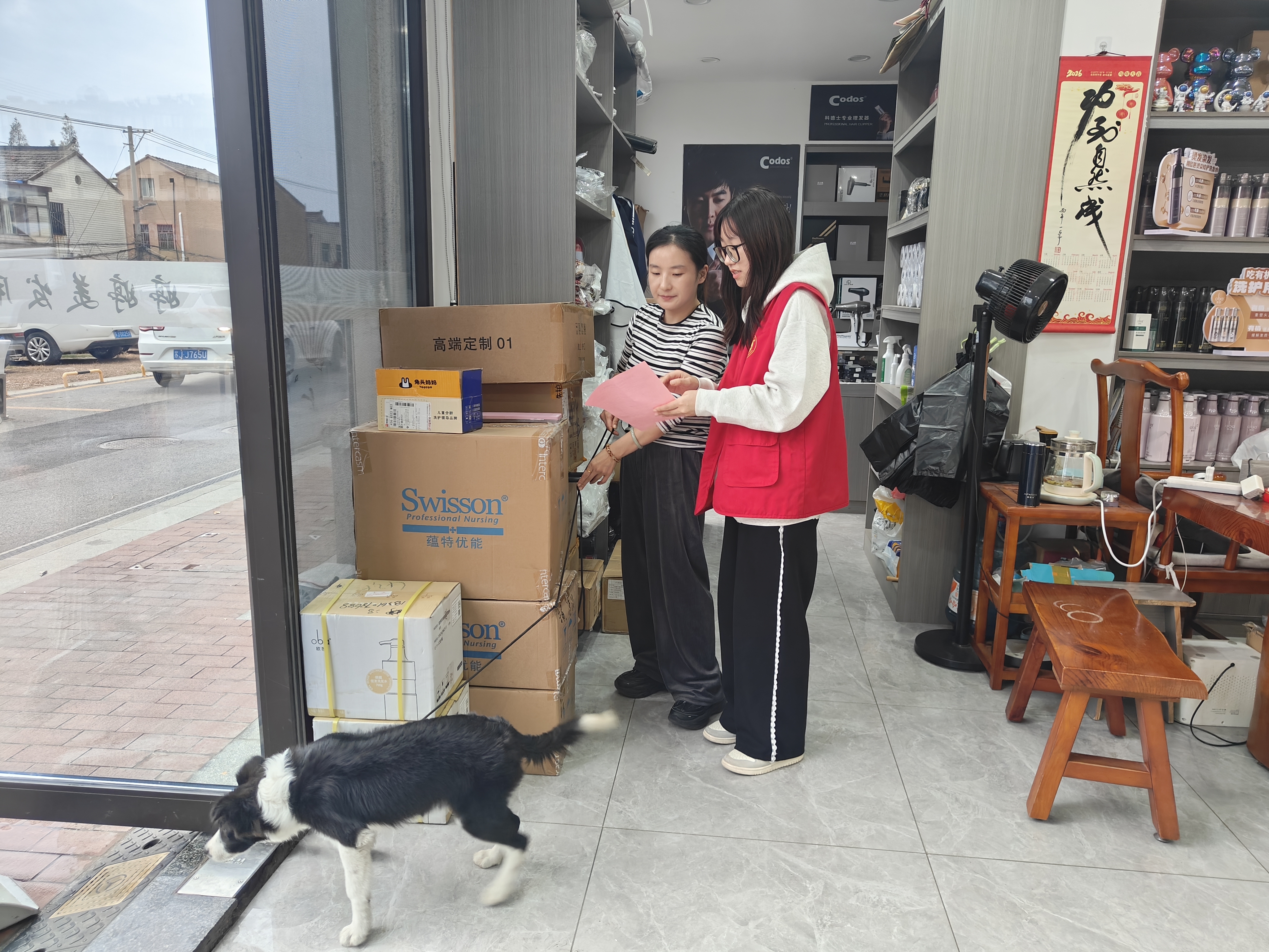大洋街道大洋村开展文明养犬宣传活动