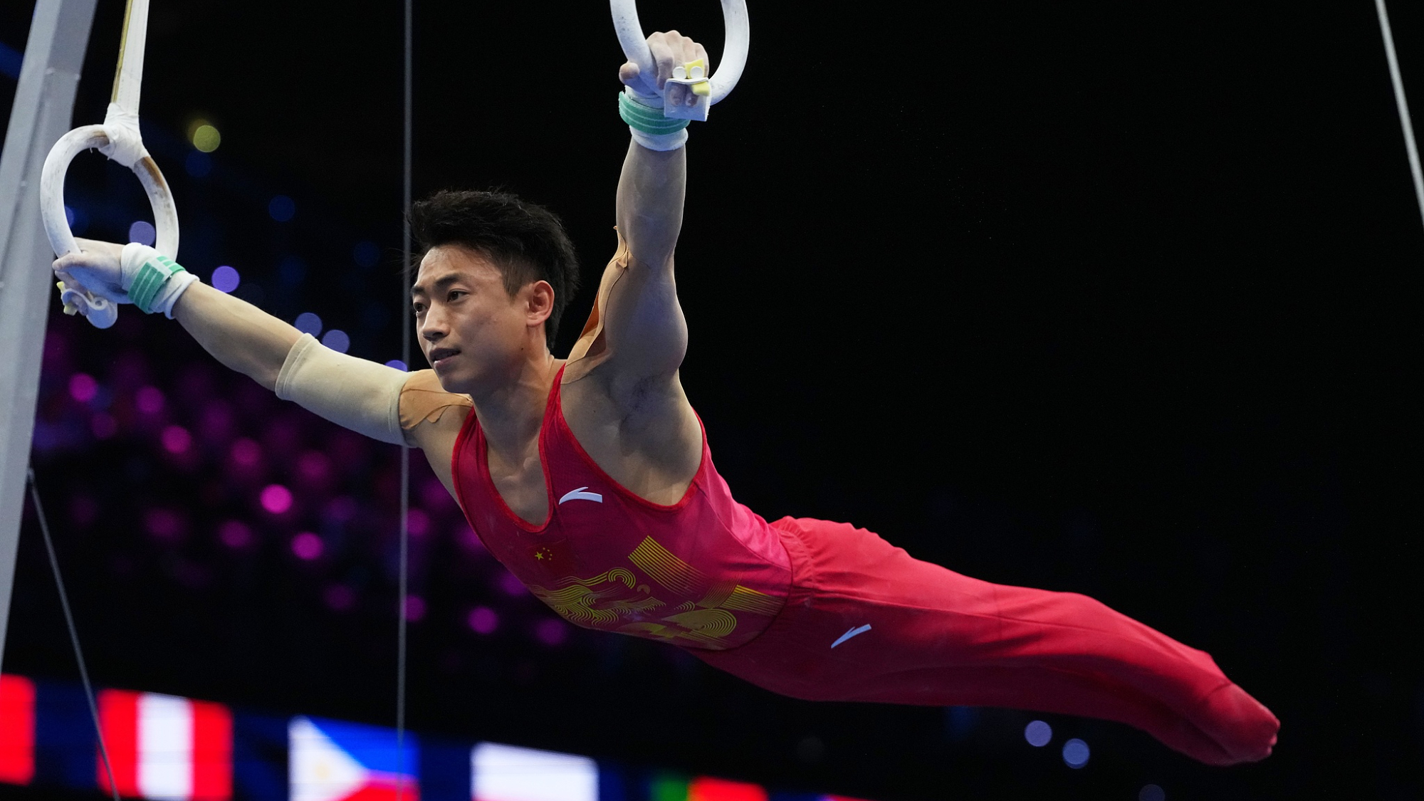 中国男团摘得体操世锦赛铜牌 锁定洛杉矶奥运会团体参赛席位