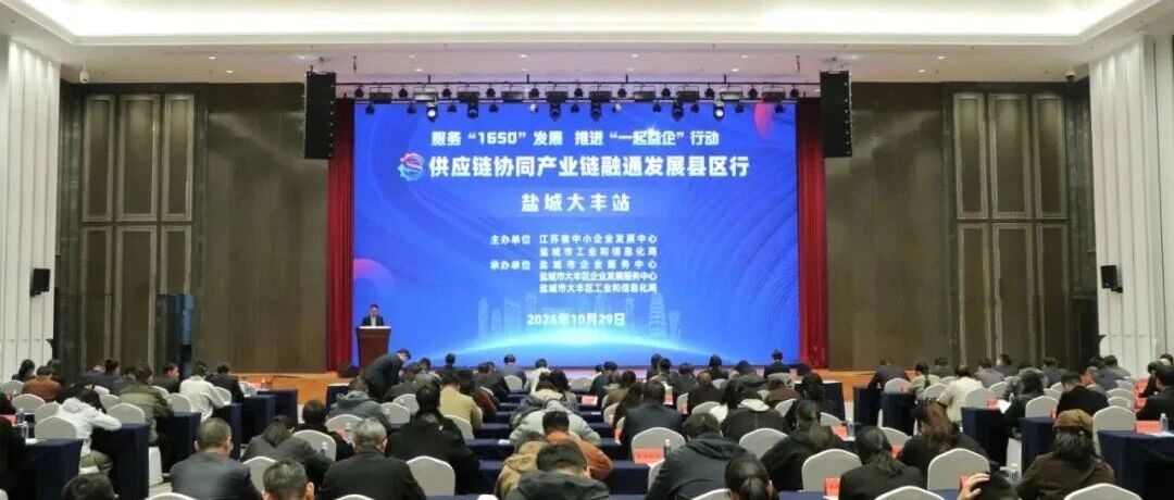 谈技术找资金接订单谋出海，盐城这场对接会实招频出